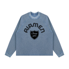 Unisex Vintage Wash Boxy  Waffle T-Shirt