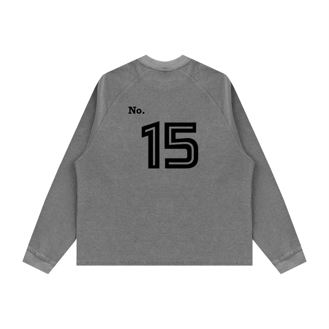 Unisex Vintage Wash Boxy  Waffle T-Shirt