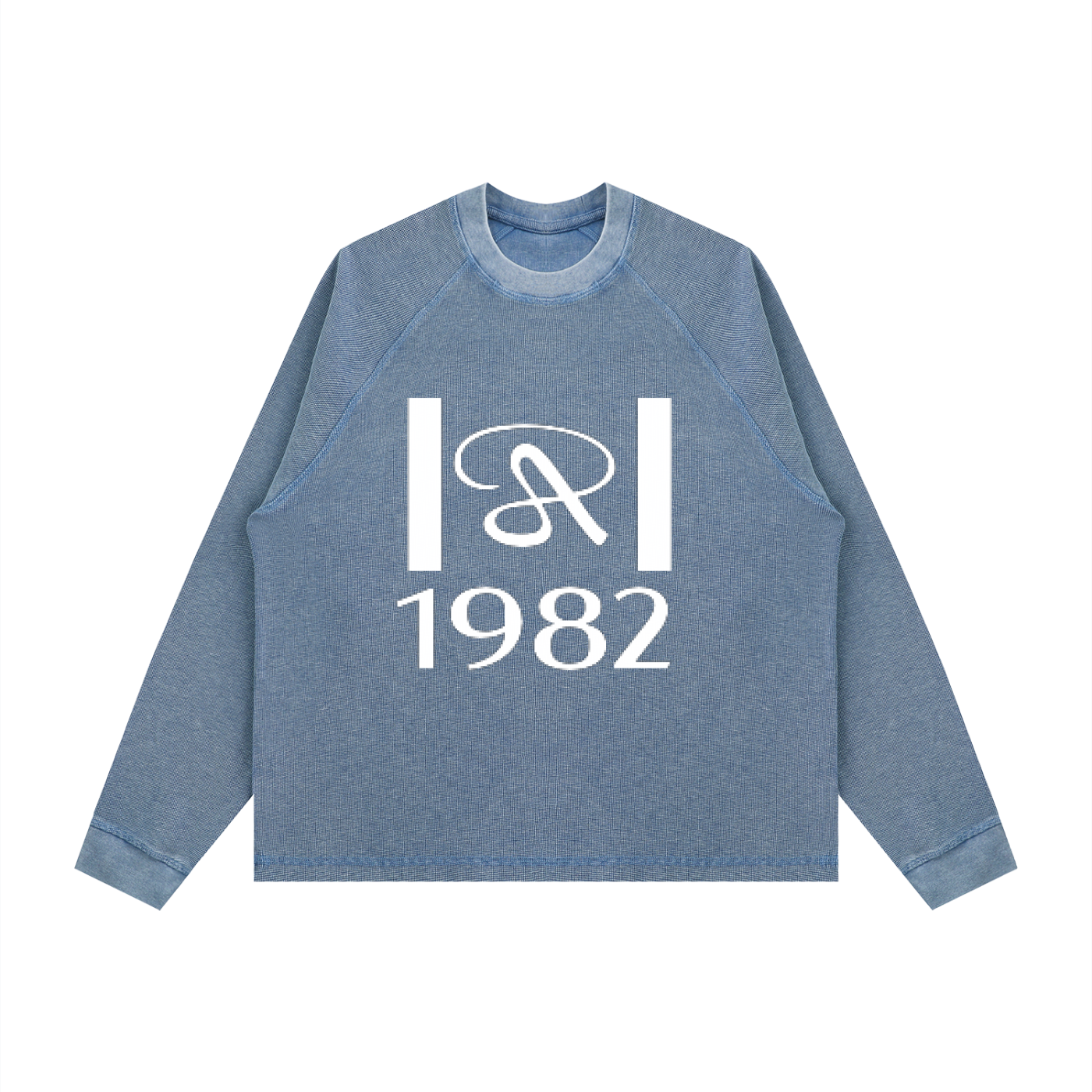 Unisex Vintage Wash Boxy  Waffle T-Shirt