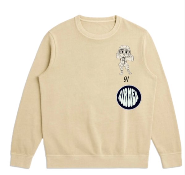 Beige Crewneck Sweatshirt