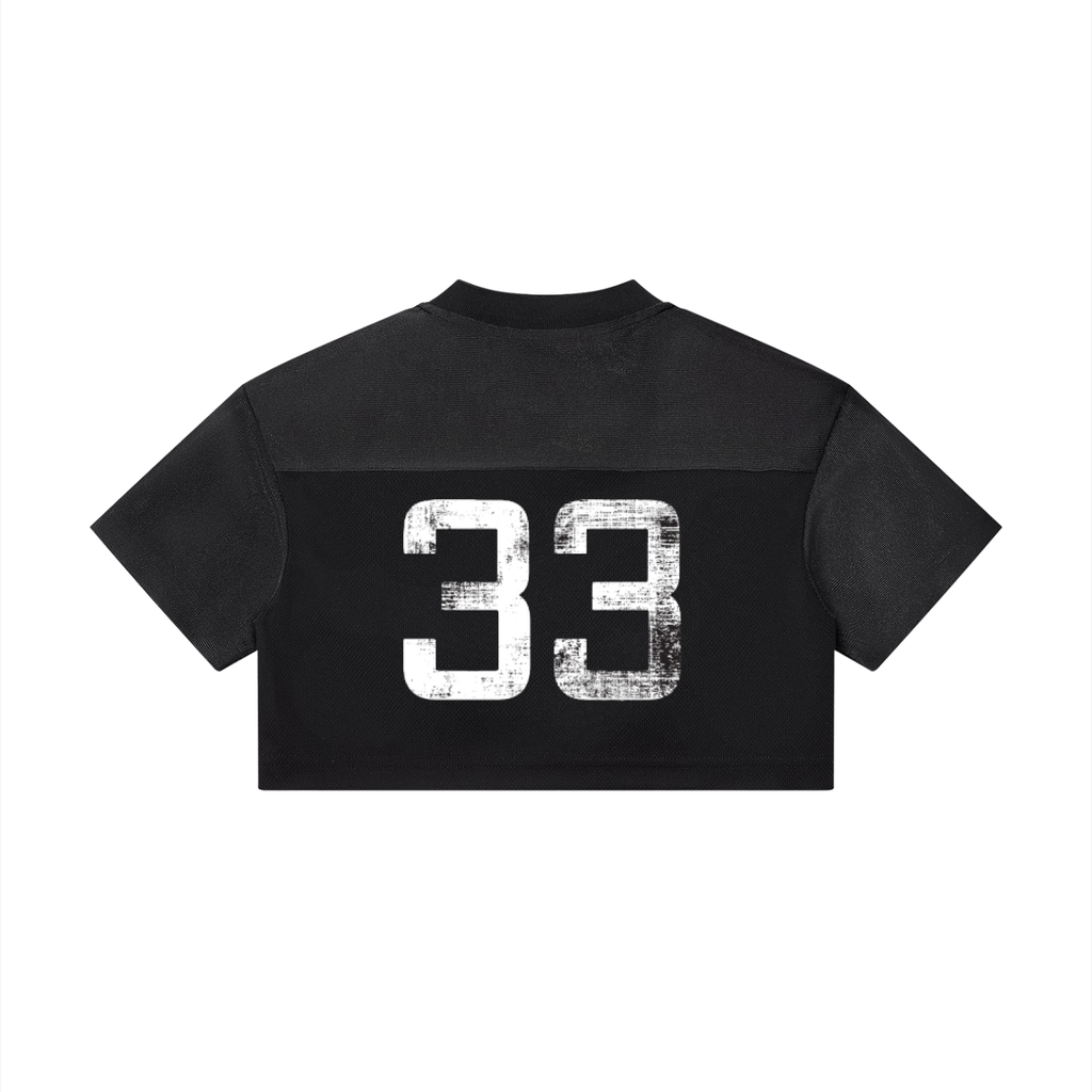 Women’s Cropped Paneled V-Neck Jersey