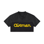 Women’s Cropped Paneled V-Neck Jersey