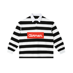 Color Block Stripe Polo Shirt