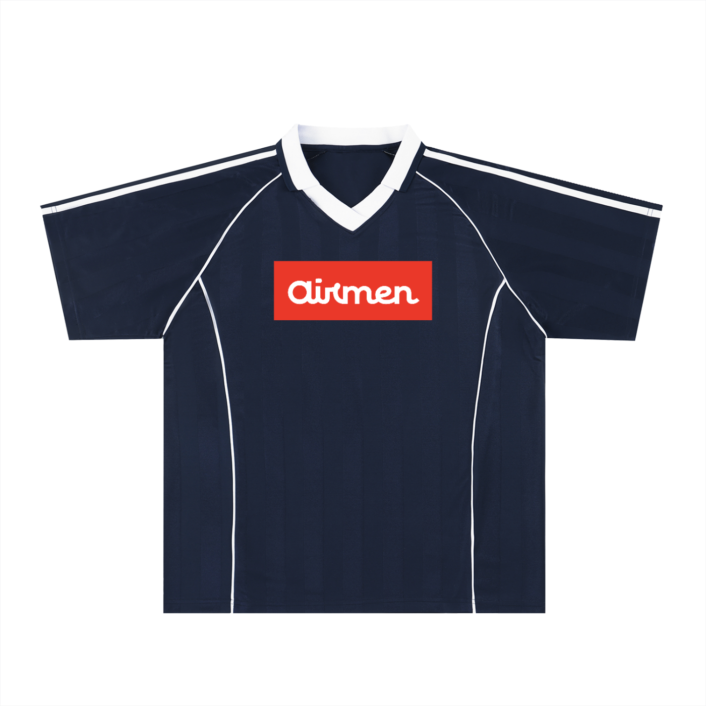 Shadow Stripe Collared Soccer Jersey