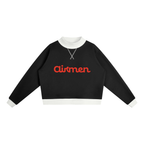 Women’s Mock Neck Crewneck Sweatshirt