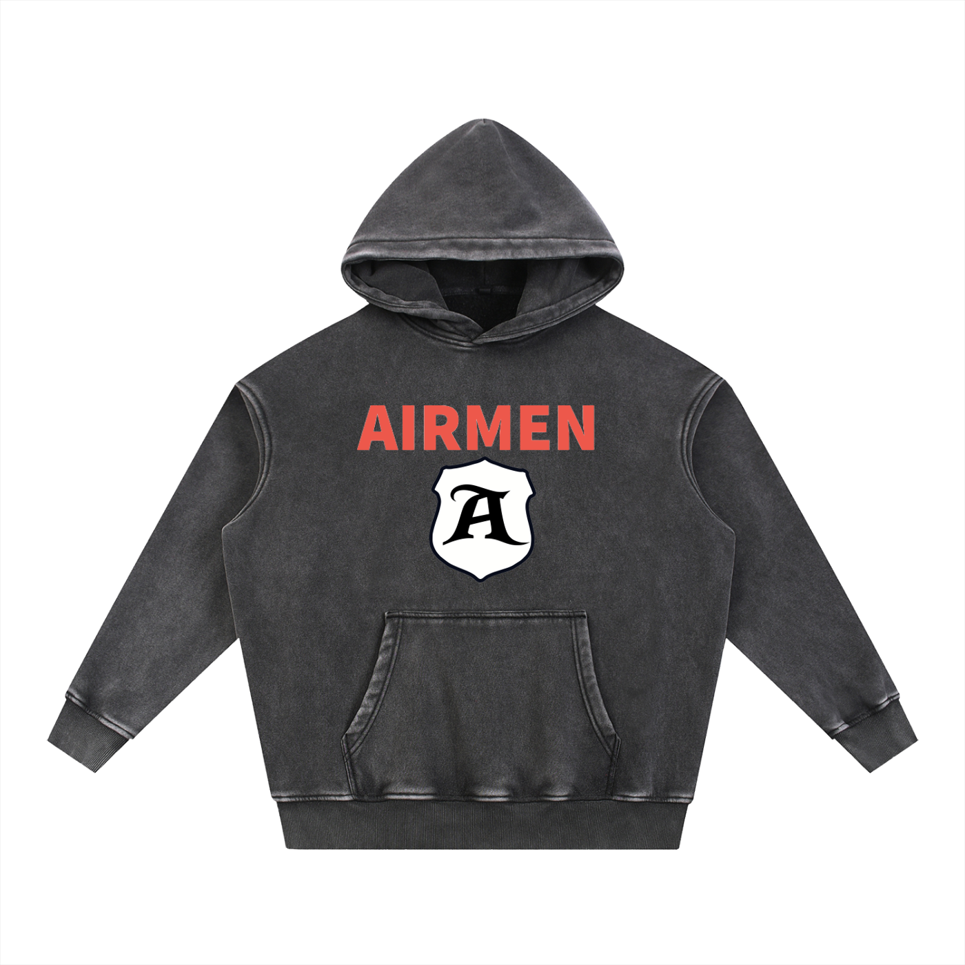 Snow Wash Fleece Oversize Hoodie