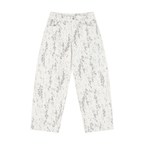Women's Splatter Barrel Leg Jeans